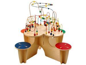 Kids Fleur Rollercoaster Multi Activity Learning Fun Table With 4 Attached Stool Kids Fleur Rollercoaster Multi Activity Learning Fun Table With 4 Attached Stool