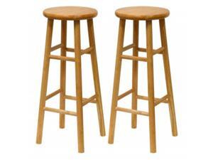 Set of 2, Beveled Seat, 30 Inches Stool, Assembled Set of 2, Beveled Seat, 30 Inches Stool, Assembled