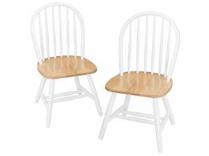 Set of 2 Windsor Chairs, Assembled Set of 2 Windsor Chairs, Assembled