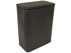 Chelsea Collection Hamper with vinyl lid Espresso Chelsea Collection Hamper with vinyl lid Espresso