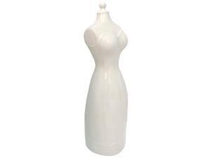 Victorian Style Biffy Brush Holder (includes brush) White Victorian Style Biffy Brush Holder (includes brush) White