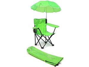 Beach Baby Kids Camp Chair with Carry Umbrella and matching tote bag Lime Green Beach Baby Kids Camp Chair with Carry Umbrella and matching tote bag Lime Green