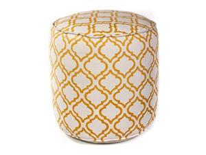 F830 Ivory/Yellow Arabesque 18 Inches by 18 Inches by 18 Inches Pouf size - 18 Inches by 18 Inches by 18 Inches F830 Ivory/Yellow Arabesque 18 Inches by 18 Inches by 18 Inches Pouf size - 18 Inches by 18 Inches by 18 Inches
