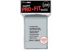 Ultra-Pro Standard Pro-Fit Transparent Clear Sleeves (100/Pack) 89mm x 64mm Ultra-Pro Standard Pro-Fit Transparent Clear Sleeves (100/Pack) 89mm x 64mm