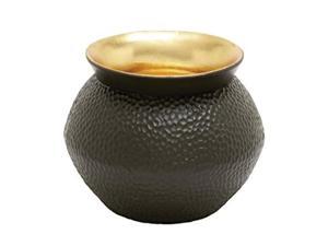 Ps Black Vase 14 Inches Width, 8 Inches Height Ps Black Vase 14 Inches Width, 8 Inches Height
