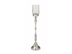 Alum Gls Cndl Hldr 8 Inches Width, 37 Inches Height Alum Gls Cndl Hldr 8 Inches Width, 37 Inches Height