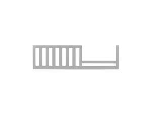 4-in-1 Toddler Rail Conv Kit, Comp w/ Bella 4-in-1 Crib 4-in-1 Toddler Rail Conv Kit, Comp w/ Bella 4-in-1 Crib