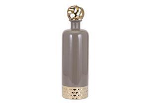 Beth Kushnick Large Gray Ceramic Bottle Beth Kushnick Large Gray Ceramic Bottle