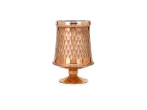 Lydia Copper Glass Pedestal - Small Lydia Copper Glass Pedestal - Small