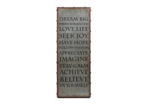 Galvanized Inspirational Wall Art Galvanized Inspirational Wall Art