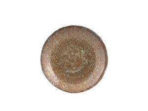 Copper Patina Glass Charger Copper Patina Glass Charger