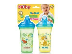 Nuby 2-pk Non Spill Cup with Hard Top Spout Case Pack 72 Nuby 2-pk Non Spill Cup with Hard Top Spout Case Pack 72