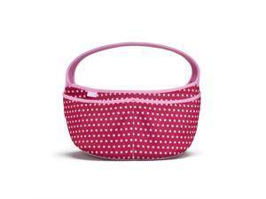 BUILT Baby Buddy Essentials Caddy, Baby Pink Mini Dots BUILT Baby Buddy Essentials Caddy, Baby Pink Mini Dots