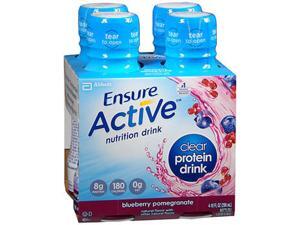 Ensure Active Clear Protein Drinks Blueberry Pomegranate - 10 oz - 12 pack Ensure Active Clear Protein Drinks Blueberry Pomegranate - 10 oz - 12 pack