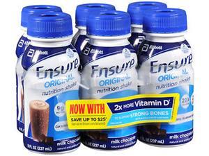 Ensure Original Nutrition Shakes Milk Chocolate, 24 - 8 oz Ensure Original Nutrition Shakes Milk Chocolate, 24 - 8 oz