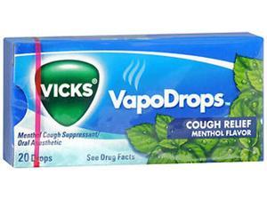 Vicks VapoDrops Cough Relief Drops Menthol - 20 packs of 20 Vicks VapoDrops Cough Relief Drops Menthol - 20 packs of 20