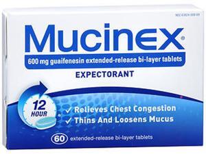 Mucinex Extended-Release Tablets - 60 Ct. Mucinex Extended-Release Tablets - 60 Ct.