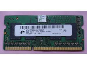 Micron 2GB DDR3L 1600 PC3-12800S Laptop Memory RAM Micron 2GB DDR3L 1600 PC3-12800S Laptop Memory RAM