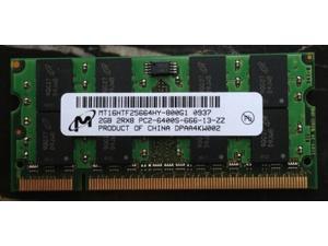 Micron 2GB DDR2 800 PC2-6400S Laptop Memory Micron 2GB DDR2 800 PC2-6400S Laptop Memory