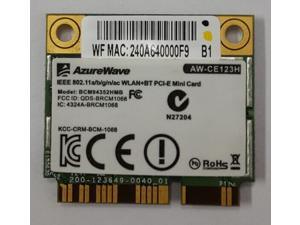 Broadcom BCM94352HMB 802.11/ac/867Mbps WLAN + BT4.0 Half Mini PCI-E Broadcom BCM94352HMB 802.11/ac/867Mbps WLAN + BT4.0 Half Mini PCI-E
