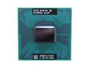 Intel Core 2 Duo T9600 2.80 GHz SLG9F 6M L2 Cache 1066MHz FSB Socket P Mobile laptop CPU Intel Core 2 Duo T9600 2.80 GHz SLG9F 6M L2 Cache 1066MHz FSB Socket P Mobile laptop CPU