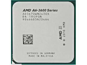 AMD A6-3670K 2.7GHz APU with AMD Radeon 6530 HD Graphics Unlocked Socket FM1 100W Quad-Core Processor desktop CPU AMD A6-3670K 2.7GHz APU with AMD Radeon 6530 HD Graphics Unlocked Socket FM1 100W Quad-Core Processor desktop CPU