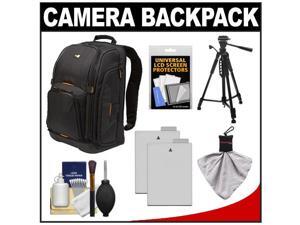 Case Logic Digital SLR Camera Backpack Case (Black) (SLRC-206) with (2) LP-E8 Batteries + Tripod + Accessory Kit Case Logic Digital SLR Camera Backpack Case (Black) (SLRC-206) with (2) LP-E8 Batteries + Tripod + Accessory Kit