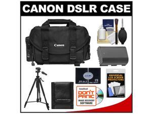 Canon 2400 Digital SLR Camera Case - Gadget Bag with LP-E6 Battery + Tripod + Accessory Kit Canon 2400 Digital SLR Camera Case - Gadget Bag with LP-E6 Battery + Tripod + Accessory Kit