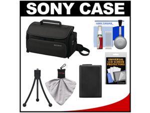 Sony LCS-U20 Medium Carrying Case for Handycam, Cyber-Shot, NEX Digital Camera (Black) with Battery + Accessory Kit Sony LCS-U20 Medium Carrying Case for Handycam, Cyber-Shot, NEX Digital Camera (Black) with Battery + Accessory Kit