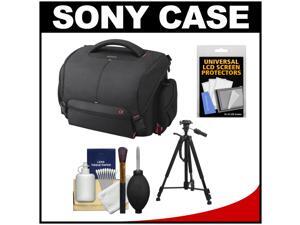Sony LCS-SC21 Soft Digital SLR Camera Carrying Case with Tripod + Cleaning Kit Sony LCS-SC21 Soft Digital SLR Camera Carrying Case with Tripod + Cleaning Kit