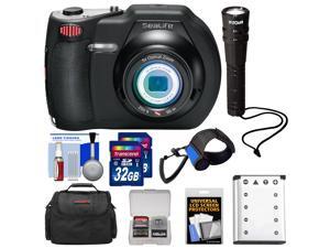 SeaLife DC1400 14MP HD Underwater Digital Camera with (2) 32GB Cards + Battery & Charger + Case + LED Torch + Accessory Kit SeaLife DC1400 14MP HD Underwater Digital Camera with (2) 32GB Cards + Battery & Charger + Case + LED Torch + Accessory Kit
