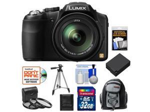 Panasonic Lumix DMC-FZ200 Digital Camera (Black) with 32GB Card + Backpack Case + Battery + 3 (UV/CPL/ND8) Filters + Tripod + Accessory Kit Panasonic Lumix DMC-FZ200 Digital Camera (Black) with 32GB Card + Backpack Case + Battery + 3 (UV/CPL/ND8) Filters + Tripod + Accessory Kit