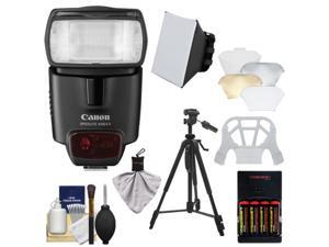 Canon Speedlite 430EX III-RT Flash with Softbox + Bounce Diffuser + Batteries & Charger + Tripod + Kit for Rebel T5, T5i, T6i, T6s, EOS 70D, 7D, 6D, 5D Mark II III, 5Ds R Canon Speedlite 430EX III-RT Flash with Softbox + Bounce Diffuser + Batteries & Charger + Tripod + Kit for Rebel T5, T5i, T6i, T6s, EOS 70D, 7D, 6D, 5D Mark II III, 5Ds R