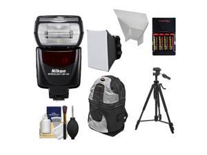 Nikon SB-700 AF Speedlight Flash with Tripod + Softbox + Bounce Reflector + Batteries & Charger + Backpack + Cleaning Kit Nikon SB-700 AF Speedlight Flash with Tripod + Softbox + Bounce Reflector + Batteries & Charger + Backpack + Cleaning Kit