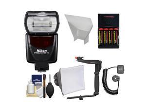 Nikon SB-700 AF Speedlight Flash with Bracket + Shoe Cord + Softbox + Bounce Reflector + Batteries & Charger + Cleaning Kit Nikon SB-700 AF Speedlight Flash with Bracket + Shoe Cord + Softbox + Bounce Reflector + Batteries & Charger + Cleaning Kit