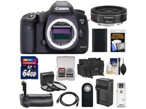Canon EOS 5D Mark III Digital SLR Camera Body with 40mm f/2.8 STM Lens + 64GB Card + Grip + Battery & Charger + Case + Filters Kit Canon EOS 5D Mark III Digital SLR Camera Body with 40mm f/2.8 STM Lens + 64GB Card + Grip + Battery & Charger + Case + Filters Kit