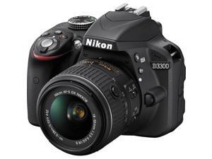 Nikon D3300 24.2 Megapixel Digital SLR Camera - 18 mm - 55 mm - Black - 3" LCD - 16:9 - 3.1x Optical Zoom - Optical (IS) - 6000 x 4000 Image - 1920 x 1080 Video - HDMI - HD Movie Mode Nikon D3300 24.2 Megapixel Digital SLR Camera - 18 mm - 55 mm - Black - 3" LCD - 16:9 - 3.1x Optical Zoom - Optical (IS) - 6000 x 4000 Image - 1920 x 1080 Video - HDMI - HD Movie Mode