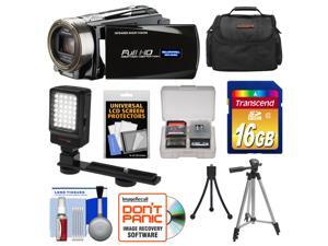 Bell & Howell DNV16HDZ 1080p HD Video Camera Camcorder with Infrared Night Vision (Black) with 16GB Card + Case + Tripod + LED Video Light + Accessory Kit Bell & Howell DNV16HDZ 1080p HD Video Camera Camcorder with Infrared Night Vision (Black) with 16GB Card + Case + Tripod + LED Video Light + Accessory Kit
