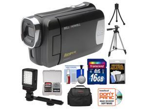 Bell & Howell DNV6HD Rogue Infrared Night Vision 1080p HD Video Camera Camcorder (Black) with 16GB Card + Case + Tripods + LED Light + Kit Bell & Howell DNV6HD Rogue Infrared Night Vision 1080p HD Video Camera Camcorder (Black) with 16GB Card + Case + Tripods + LED Light + Kit
