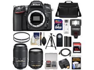 Nikon D7100 Digital SLR Camera with 18-140mm & 55-300mm VR Lenses, WU-1a, Bag & 32GB Card + 64GB Card + Battery + Flash + Filters + Remote + Tripod + Kit Nikon D7100 Digital SLR Camera with 18-140mm & 55-300mm VR Lenses, WU-1a, Bag & 32GB Card + 64GB Card + Battery + Flash + Filters + Remote + Tripod + Kit