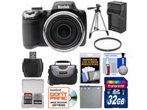 Kodak PixPro AZ525 Astro Zoom Wi-Fi Digital Camera with 32GB Card + Battery & Charger + Case + Tripod + Filter + Kit Kodak PixPro AZ525 Astro Zoom Wi-Fi Digital Camera with 32GB Card + Battery & Charger + Case + Tripod + Filter + Kit