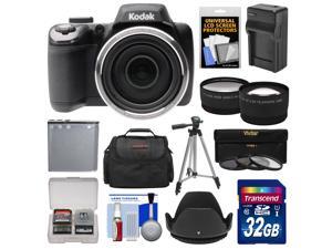 Kodak PixPro AZ525 Astro Zoom Wi-Fi Digital Camera with 32GB Card + Battery & Charger + Case + Tripod + Filters + Tele/Wide Lens Kit Kodak PixPro AZ525 Astro Zoom Wi-Fi Digital Camera with 32GB Card + Battery & Charger + Case + Tripod + Filters + Tele/Wide Lens Kit