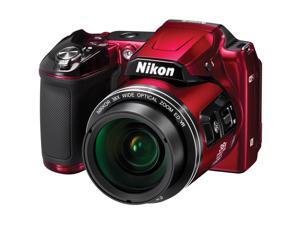 Nikon Coolpix L840 Wi-Fi Digital Camera (Red) - Factory Refurbished includes Full 1 Year Warranty Nikon Coolpix L840 Wi-Fi Digital Camera (Red) - Factory Refurbished includes Full 1 Year Warranty