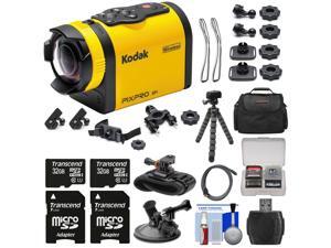 Kodak PixPro SP1 Video Action Camera Camcorder - Explorer Pack with Suction Cup & Wrist Mounts + 64GBs + Case + Tripod + Kit Kodak PixPro SP1 Video Action Camera Camcorder - Explorer Pack with Suction Cup & Wrist Mounts + 64GBs + Case + Tripod + Kit