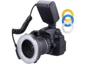 Vivitar Universal Macro 48 LED Ring Light & Flash with 4 Colored Diffusers Vivitar Universal Macro 48 LED Ring Light & Flash with 4 Colored Diffusers
