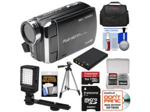 Bell & Howell DV30HD 1080p HD Video Camera Camcorder (Black) with 16GB Card + Battery + Case + Tripod + LED Video Light + Kit Bell & Howell DV30HD 1080p HD Video Camera Camcorder (Black) with 16GB Card + Battery + Case + Tripod + LED Video Light + Kit
