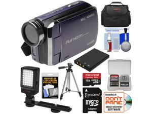 Bell & Howell DV30HD 1080p HD Video Camera Camcorder (Purple) with 16GB Card + Battery + Case + Tripod + LED Video Light + Kit Bell & Howell DV30HD 1080p HD Video Camera Camcorder (Purple) with 16GB Card + Battery + Case + Tripod + LED Video Light + Kit