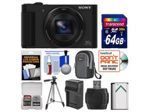 Sony Cyber-Shot DSC-HX90V Wi-Fi GPS Digital Camera with 64GB Card + Battery + Charger + Case + Tripod + Kit Sony Cyber-Shot DSC-HX90V Wi-Fi GPS Digital Camera with 64GB Card + Battery + Charger + Case + Tripod + Kit