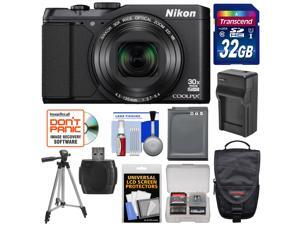 Nikon Coolpix S9900 Wi-Fi GPS Digital Camera (Black) - Factory Refurbished with 32GB Card + Battery & Charger + Case + Tripod + Kit Nikon Coolpix S9900 Wi-Fi GPS Digital Camera (Black) - Factory Refurbished with 32GB Card + Battery & Charger + Case + Tripod + Kit