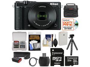 Nikon 1 J5 Wi-Fi Digital Camera & 10-30mm Lens (Black) with 32GB Card + Battery + Strap + Case + Flex Tripod + HDMI Cable + Kit Nikon 1 J5 Wi-Fi Digital Camera & 10-30mm Lens (Black) with 32GB Card + Battery + Strap + Case + Flex Tripod + HDMI Cable + Kit